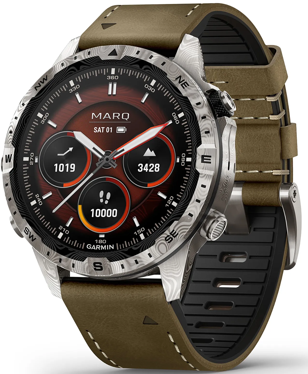 Garmin MARQ II Adventurer Damascus Edition Watch sold by C.W. Sellors