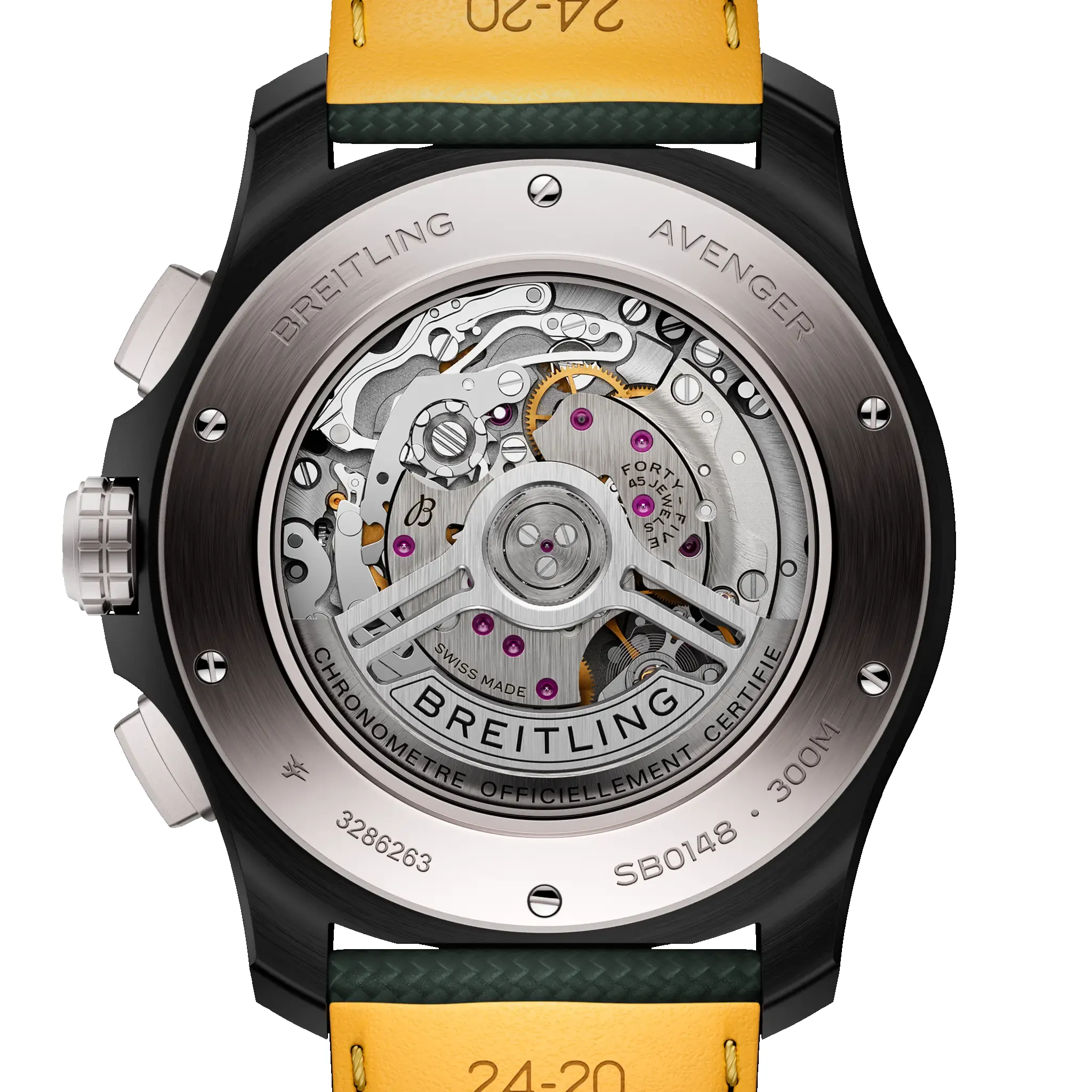 Breitling Super Avenger B01 Chronograph 46 Night Mission Watch sold by C.W. Sellors product image thumbnail 3