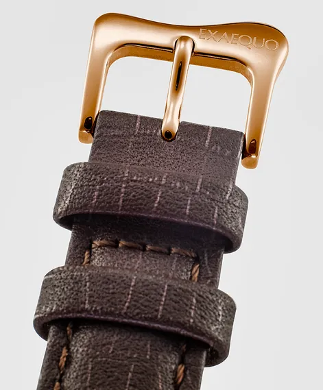 Exaequo Classic Melting Watch PVD Rose Gold White Dial Watch sold by C.W. Sellors product image thumbnail 3