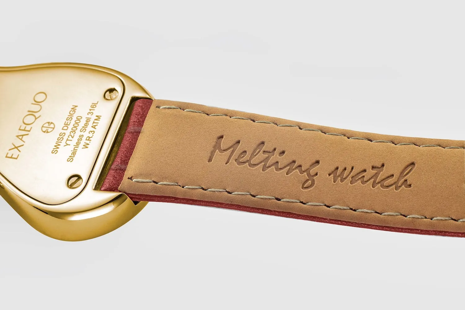 Exaequo Classic Melting Watch PVD Yellow Gold Gold Dial Watch sold by C.W. Sellors product image thumbnail 2