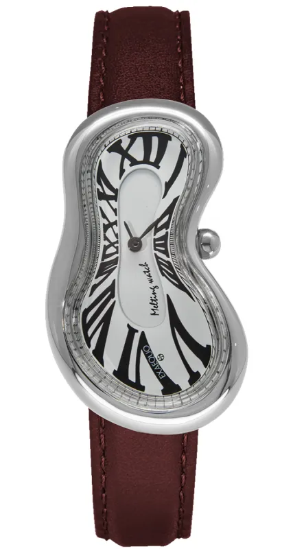 Exaequo Classic Melting Watch SS White Dial Watch made by C.W. Sellors