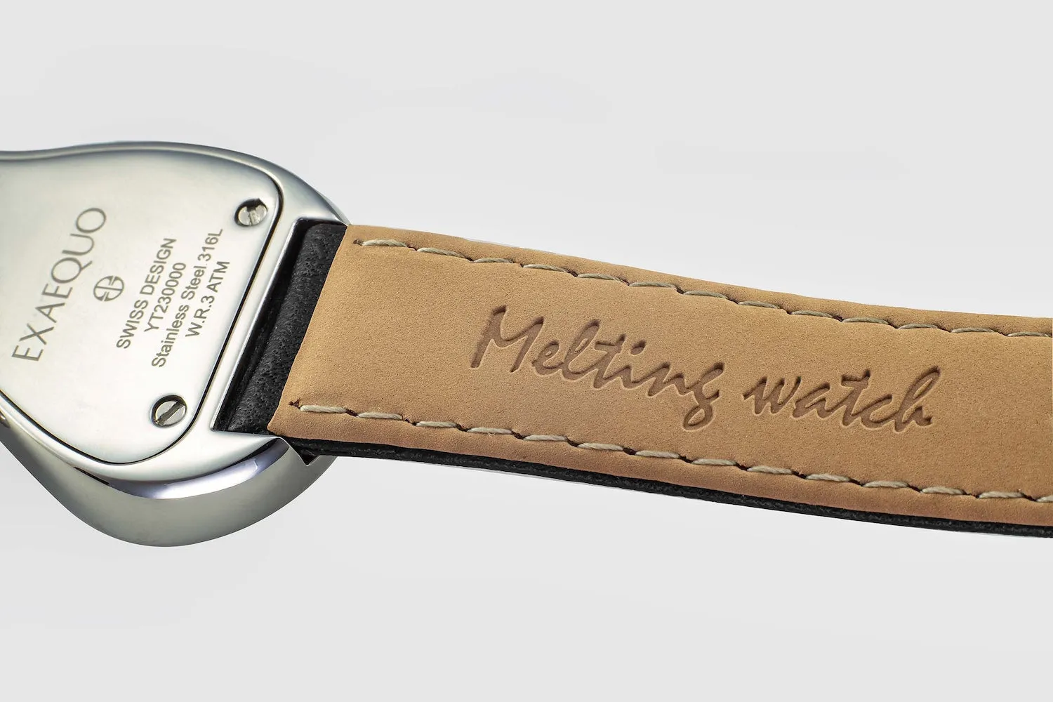 Exaequo Classic Melting Watch SS Black Dial Watch sold by C.W. Sellors product image thumbnail 3