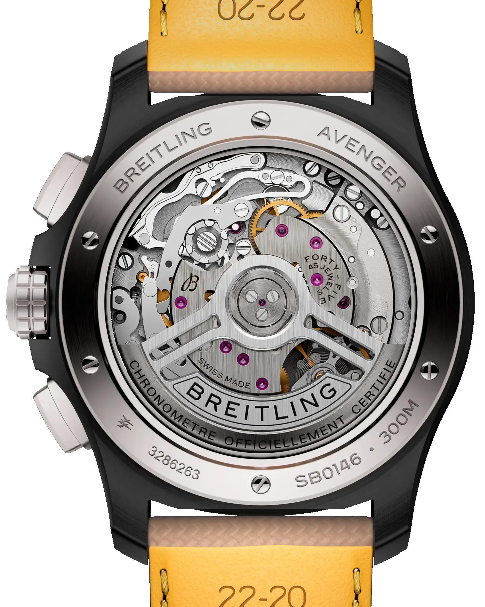 Breitling Avenger B01 Chronograph 44 Night Mission Watch sold by C.W. Sellors product image thumbnail 3