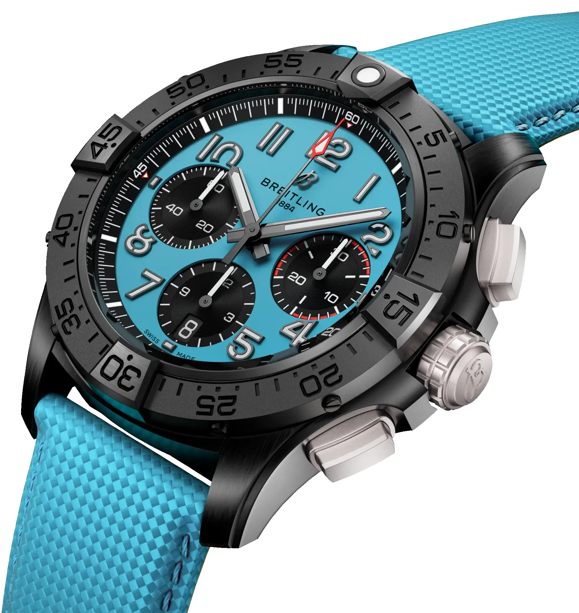 Breitling Avenger B01 Chronograph 44 Night Mission Watch sold by C.W. Sellors product image thumbnail 4