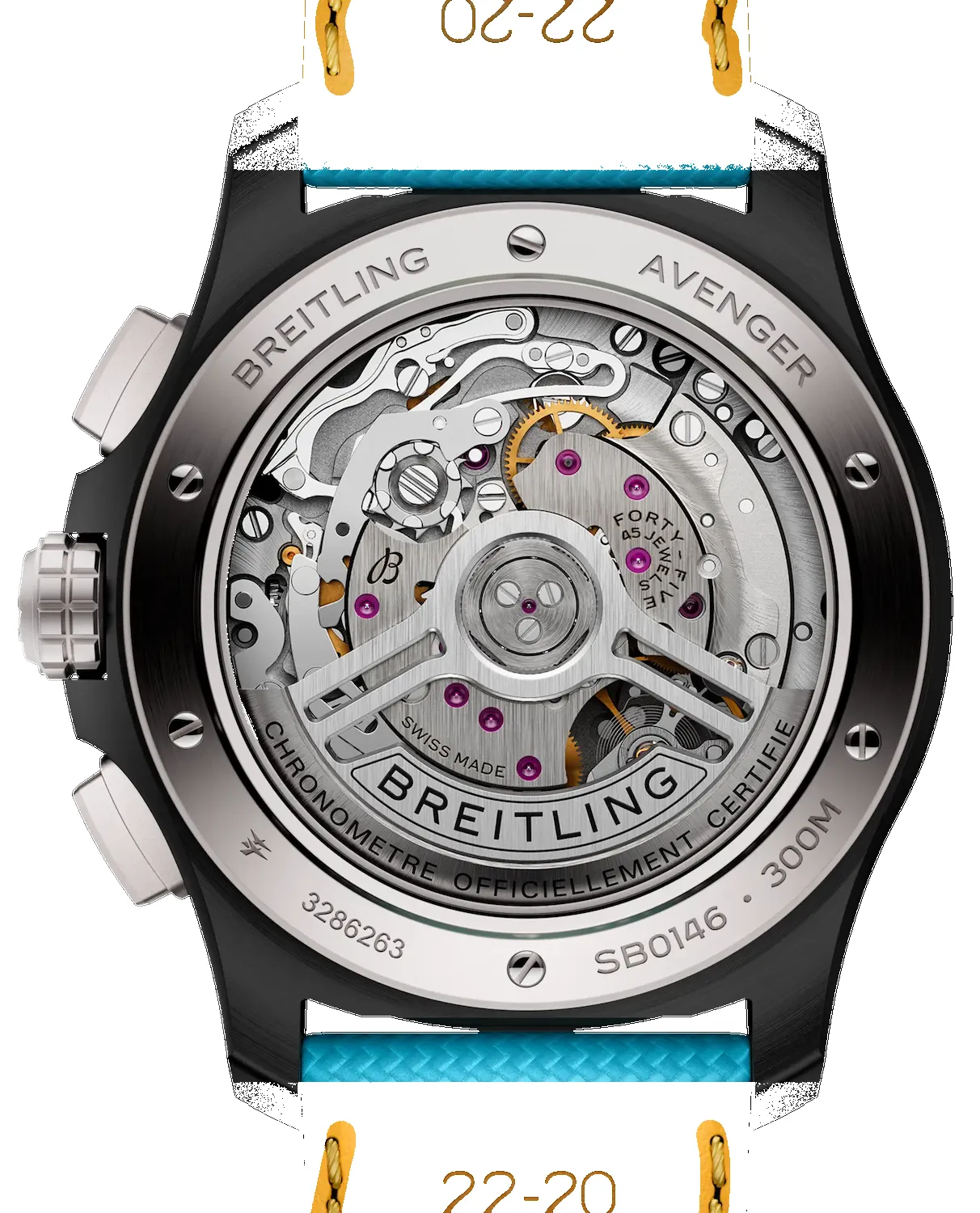 Breitling Avenger B01 Chronograph 44 Night Mission Watch sold by C.W. Sellors product image thumbnail 3