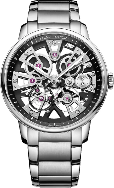 Arnold & Son Nebula 40 Steel Watch made by C.W. Sellors