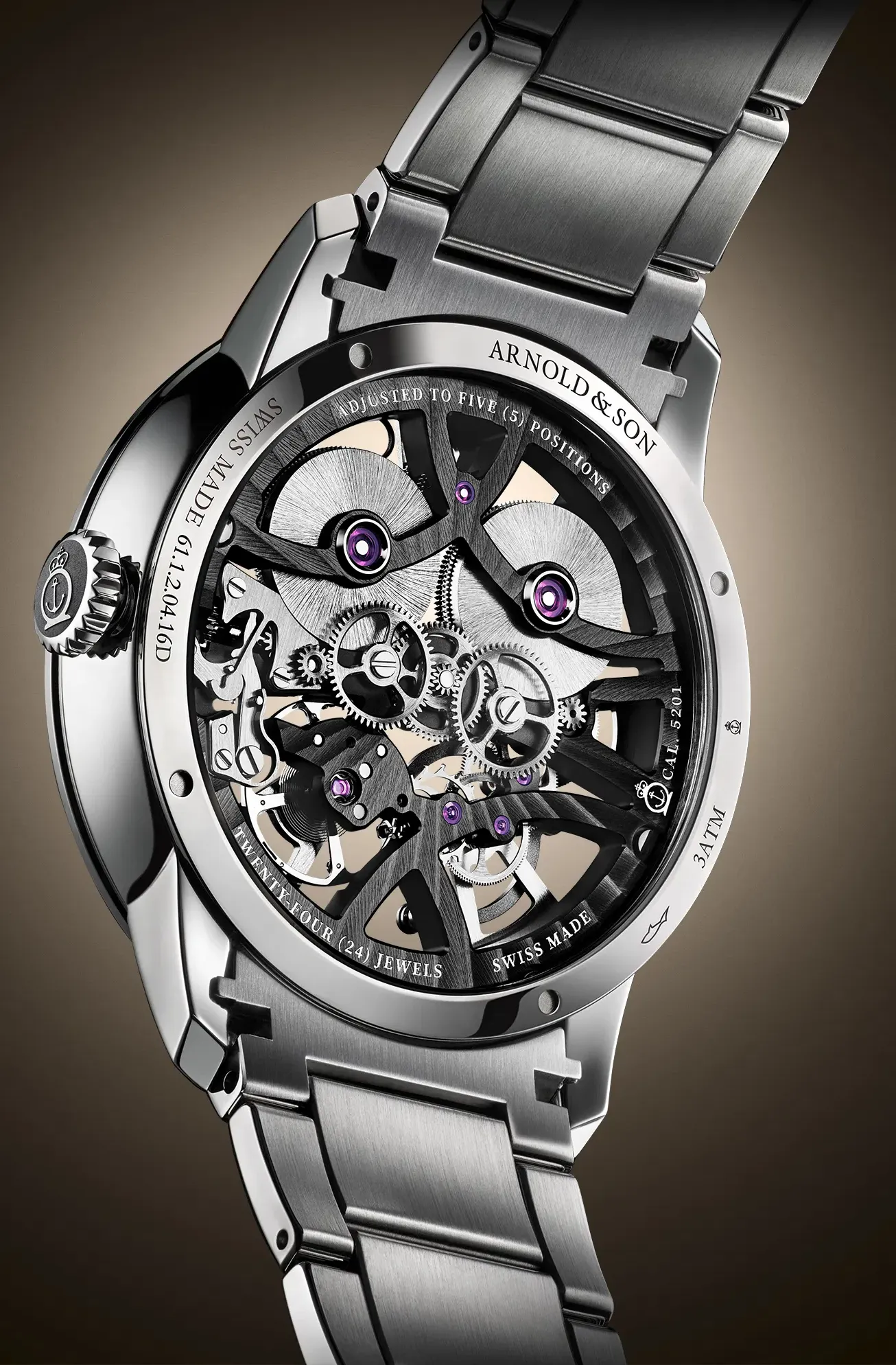 Arnold & Son Nebula 40 Steel Watch sold by C.W. Sellors product image thumbnail 3