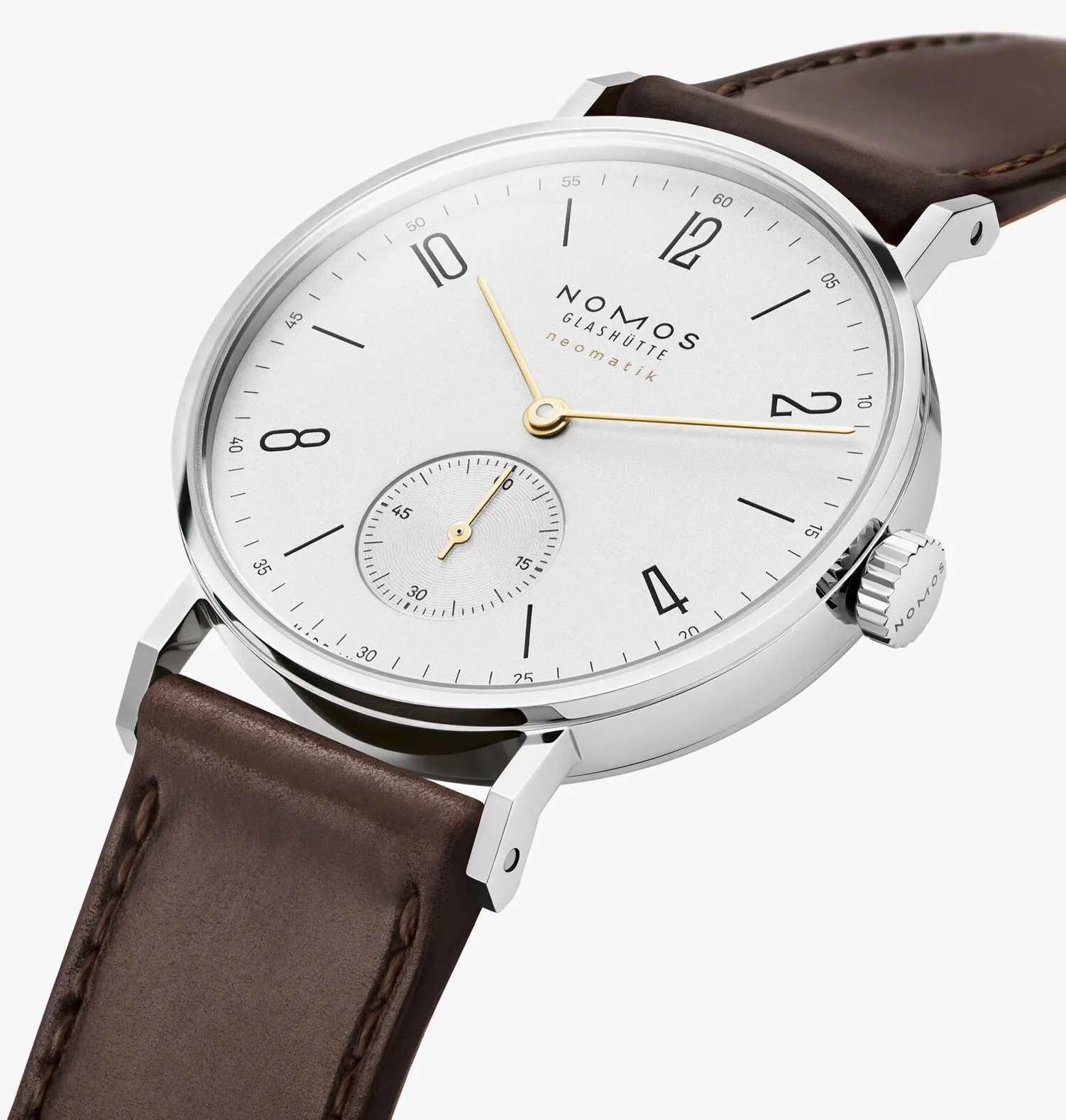 Nomos Glashutte Tangente Neomatik Dore Steel Back Watch sold by C.W. Sellors product image thumbnail 3