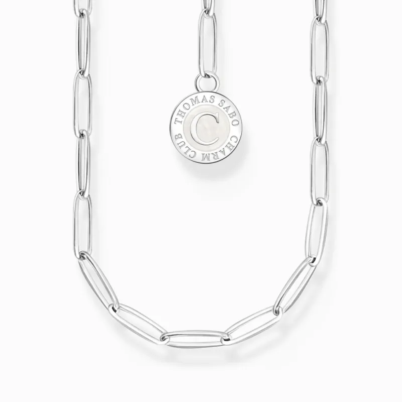 Thomas Sabo Sterling Silver Charmista Member Charm Necklace with Coin sold by C.W. Sellors