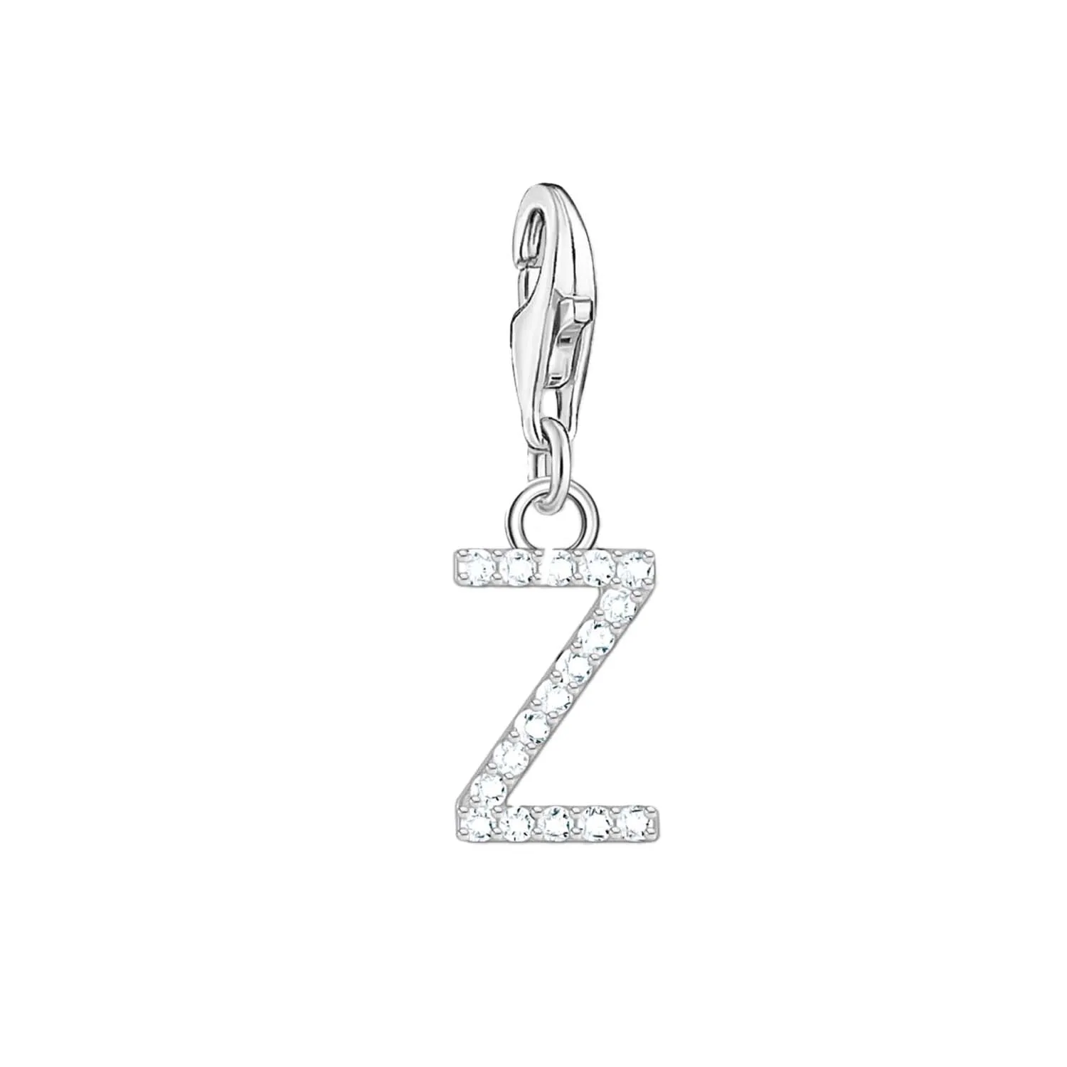 Thomas Sabo Charmista Sterling Silver Letter Z Charm Pendant sold by C.W. Sellors