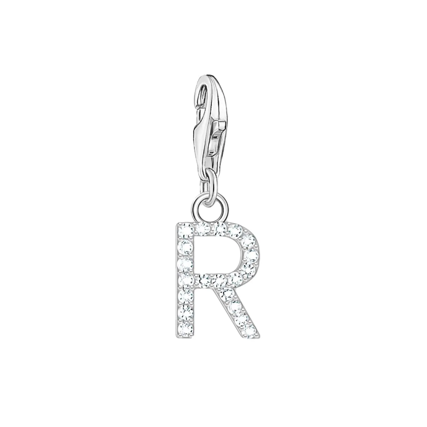 Thomas Sabo Charmista Sterling Silver Letter R Charm Pendant sold by C.W. Sellors