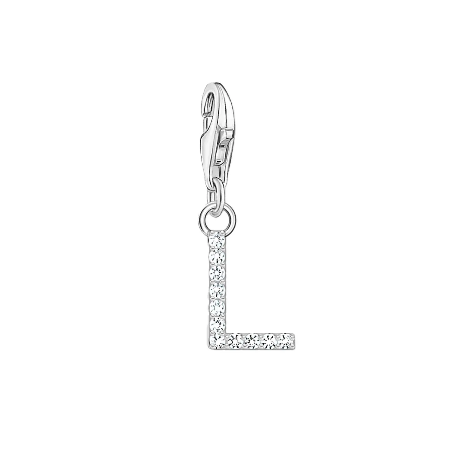 Thomas Sabo Charmista Sterling Silver Letter L Charm Pendant sold by C.W. Sellors