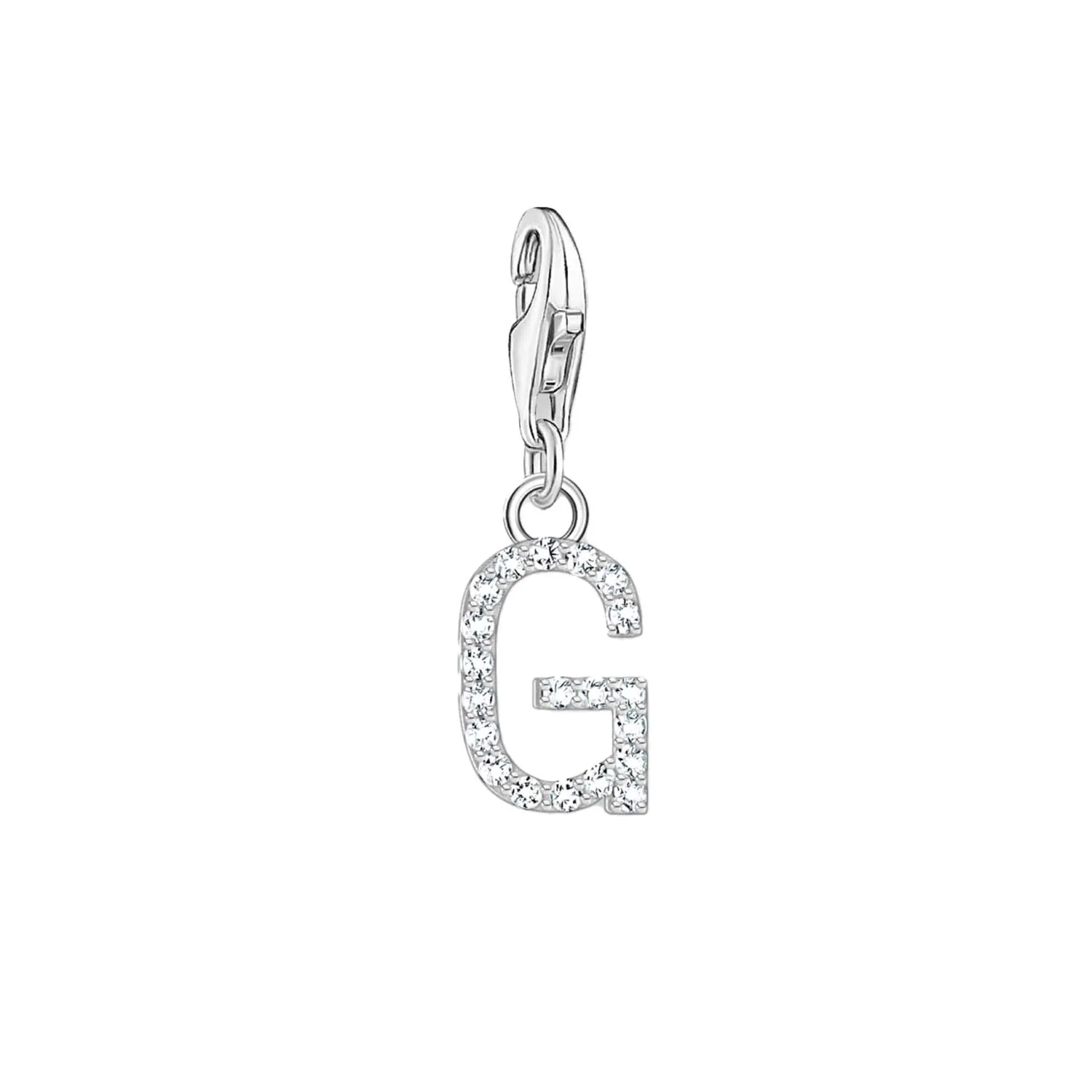 Thomas Sabo Charmista Sterling Silver Letter G Charm Pendant sold by C.W. Sellors