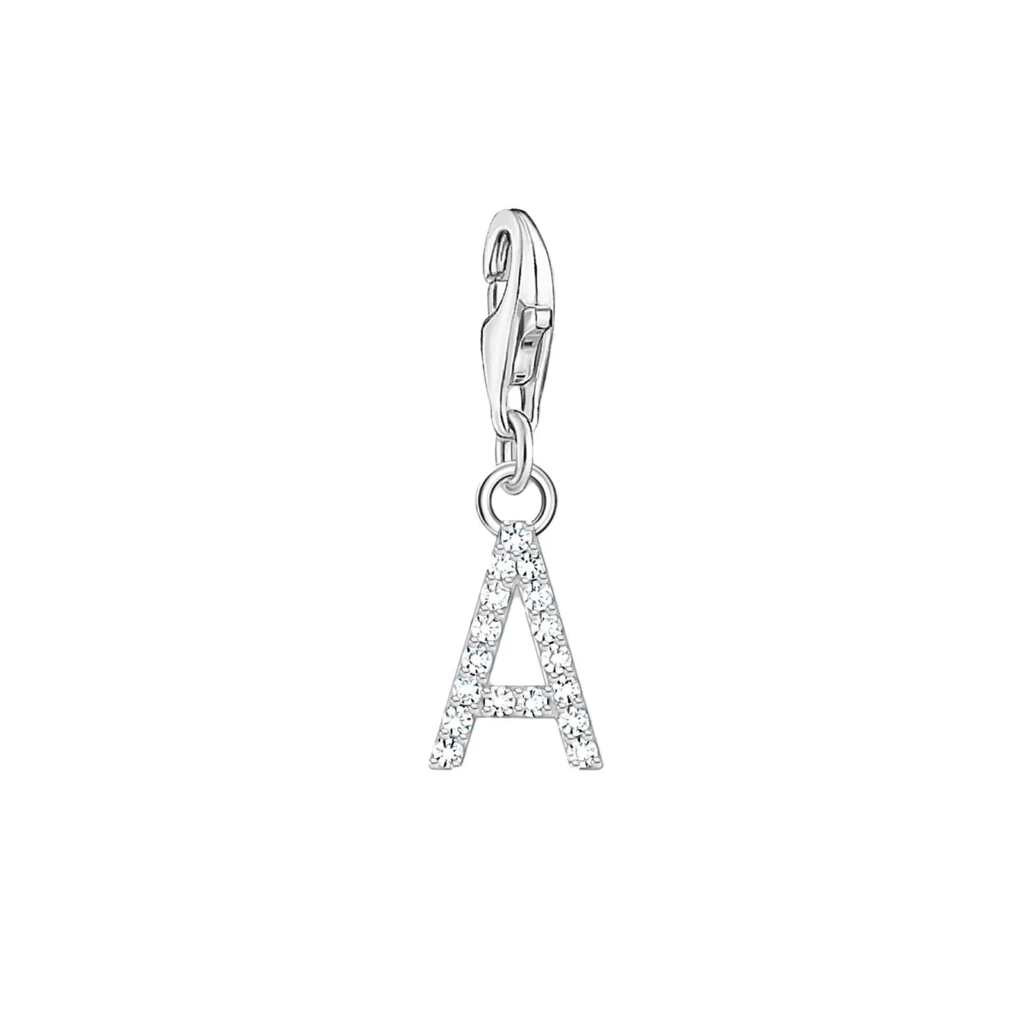 Thomas Sabo Charmista Sterling Silver Letter A Charm Pendant sold by C.W. Sellors