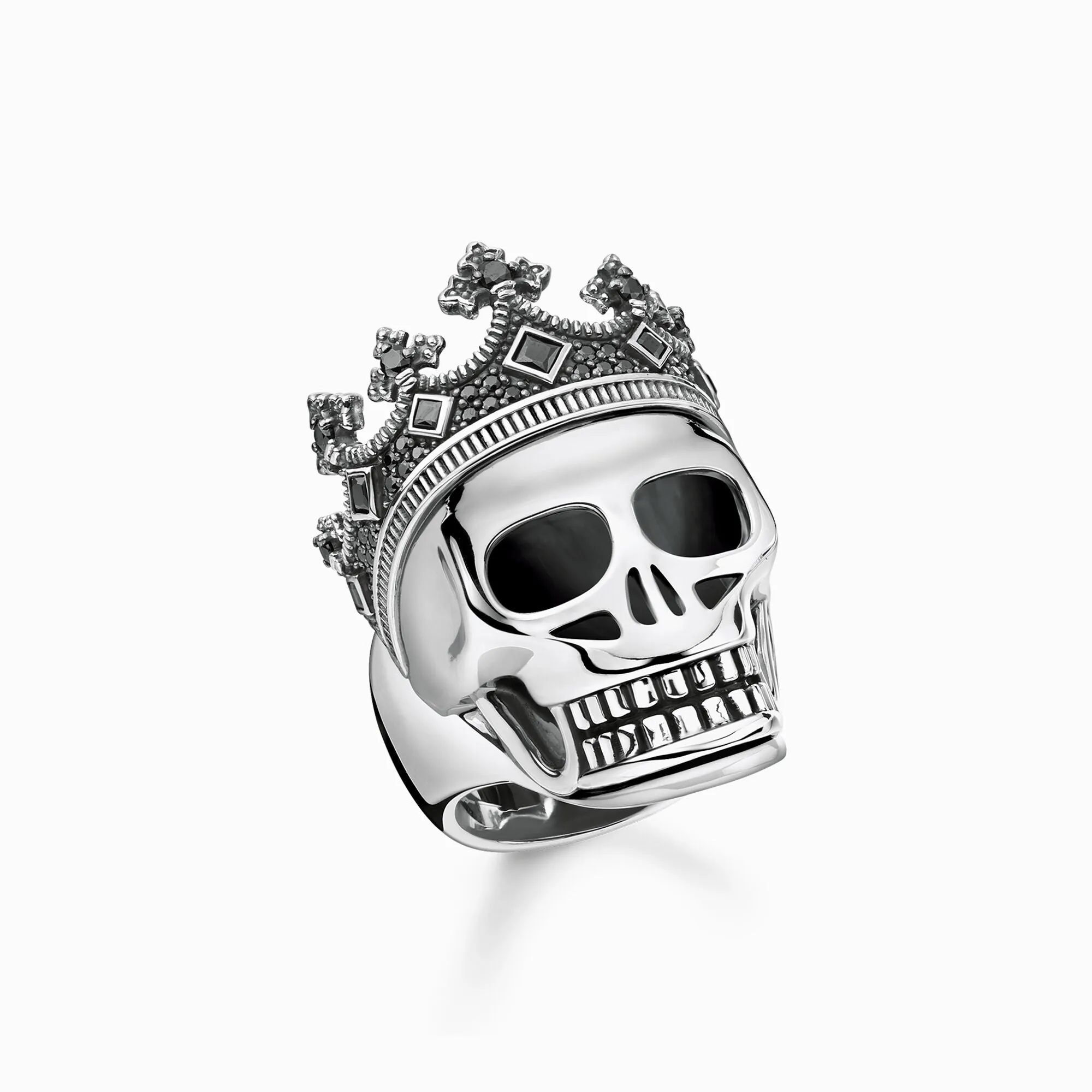 Thomas Sabo Sterling Silver Skull Crown Ring sold by C.W. Sellors