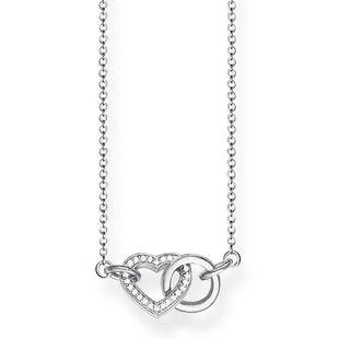 Thomas Sabo Glam And Soul Sterling Silver Zirconia Together Forever Heart Necklace sold by C.W. Sellors
