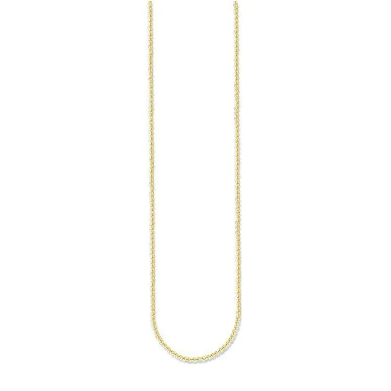 Thomas Sabo Glam And Soul Yellow Gold Venezia Chain 80cm sold by C.W. Sellors
