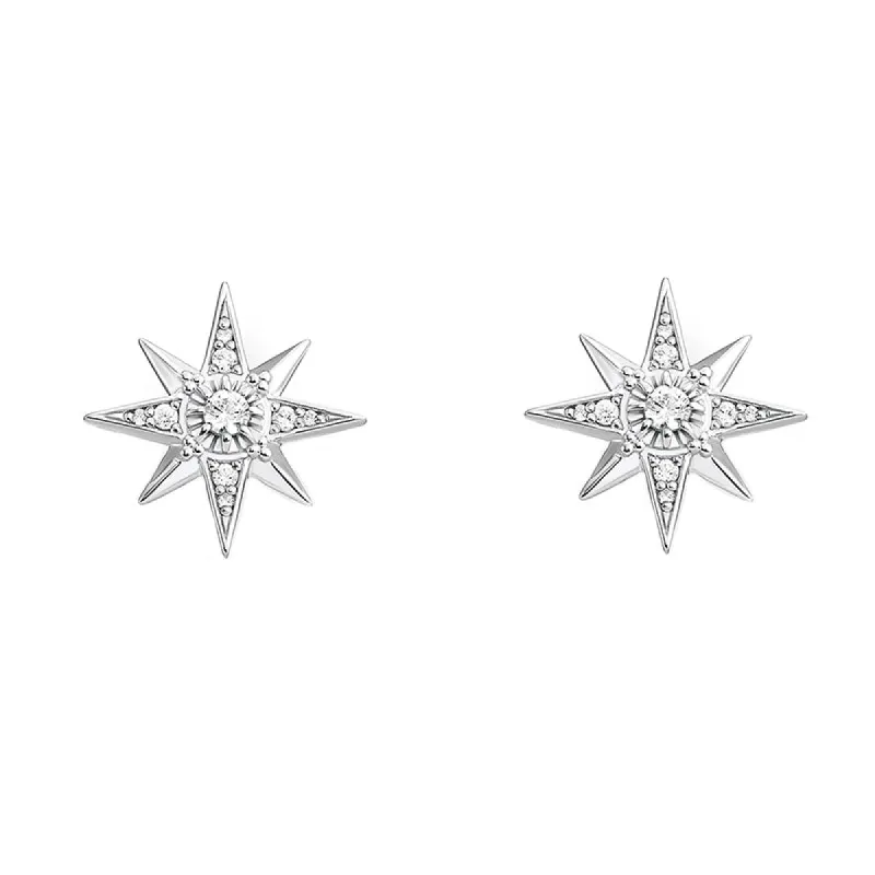 Thomas Sabo Glam & Soul Sterling Silver CZ Magic Stars Earrings sold by C.W. Sellors
