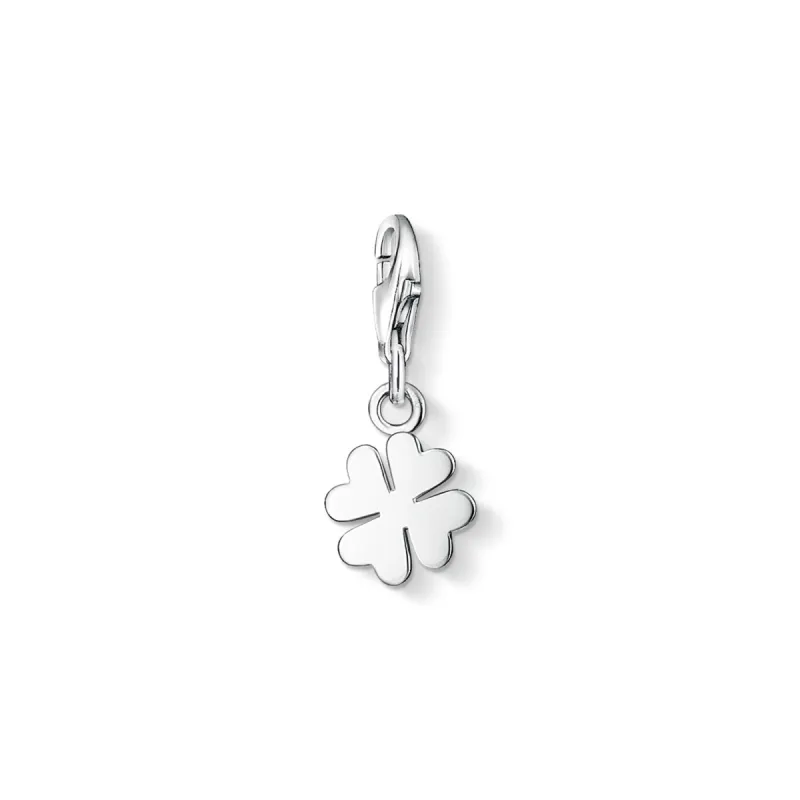 Thomas Sabo Charm Club Sterling Silver Cloverleaf Charm sold by C.W. Sellors