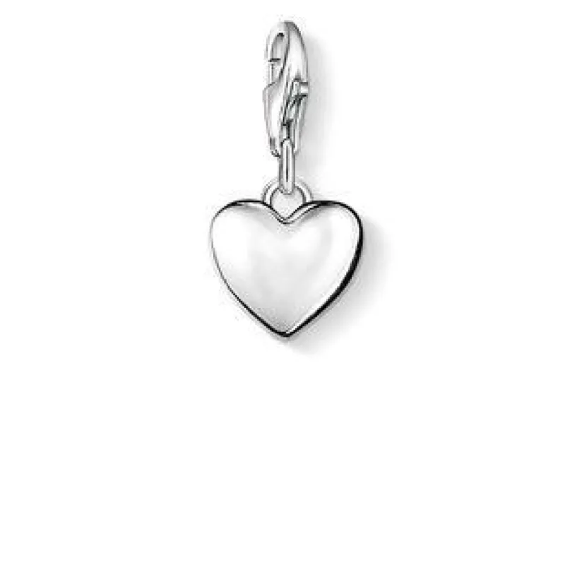 Thomas Sabo Charm Club Sterling Silver Heart Charm sold by C.W. Sellors