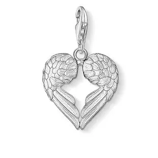 Thomas Sabo Charm Club Sterling Silver Winged Heart Charm sold by C.W. Sellors