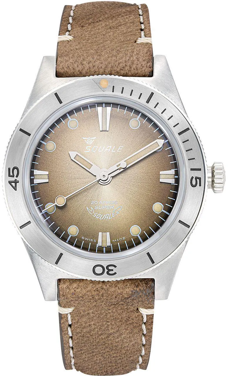 Squale Supersquale Sunray Brown sold by C.W. Sellors