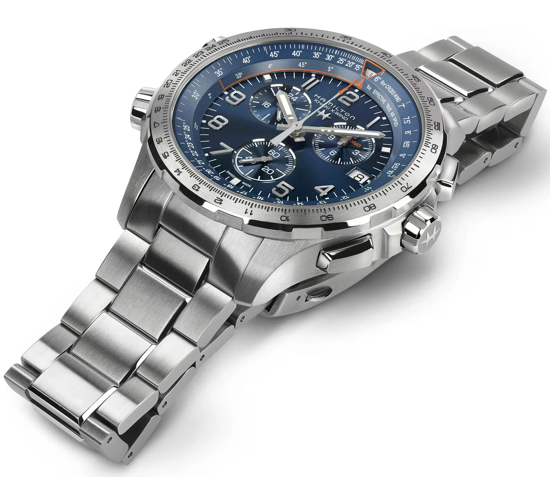 Hamilton Khaki Aviation X-Wind GMT Chrono Quartz Watch sold by C.W. Sellors product image thumbnail 2