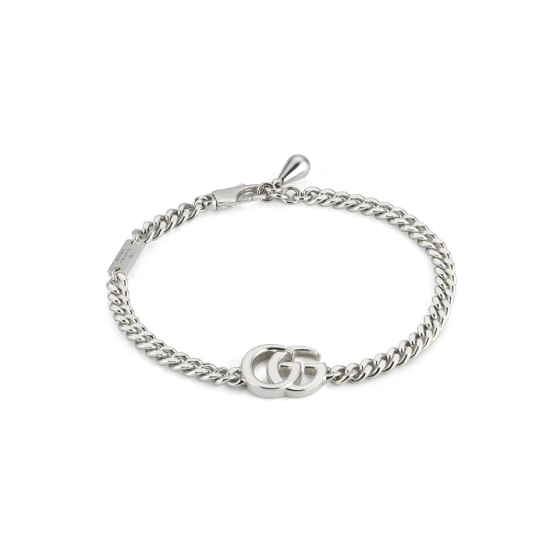 Gucci Marmont Sterling Silver Chain Bracelet sold by C.W. Sellors