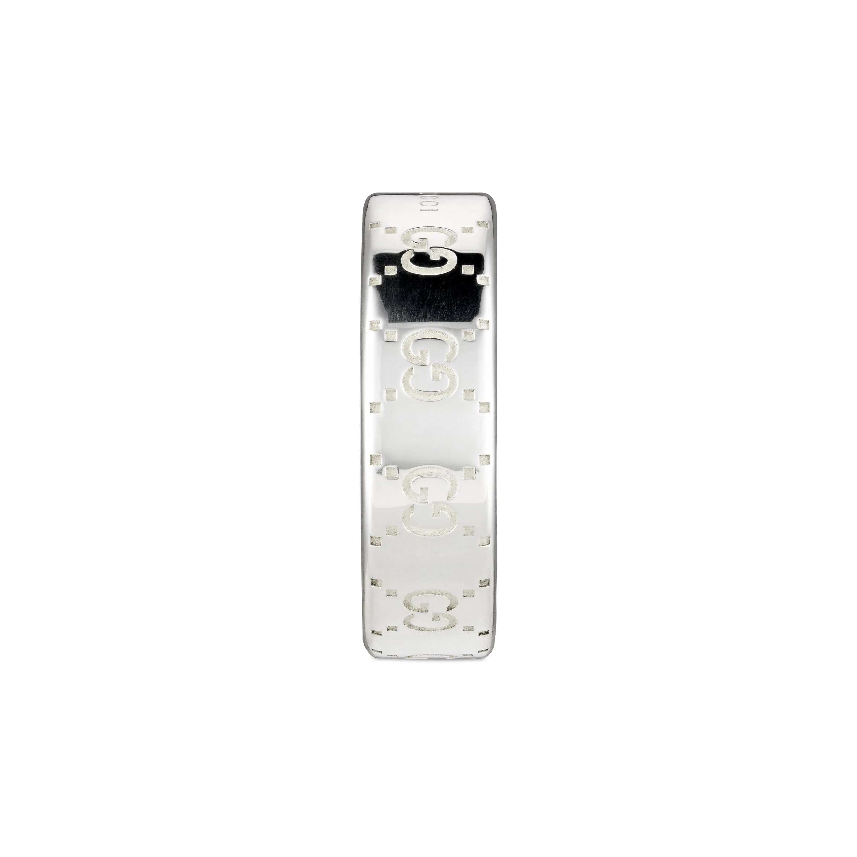 Gucci Signature Sterling Silver GG Wide Ring D sold by C.W. Sellors product image thumbnail 4