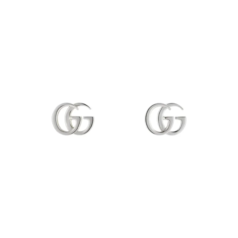 Gucci GG Marmont Sterling Silver Stud Earrings sold by C.W. Sellors