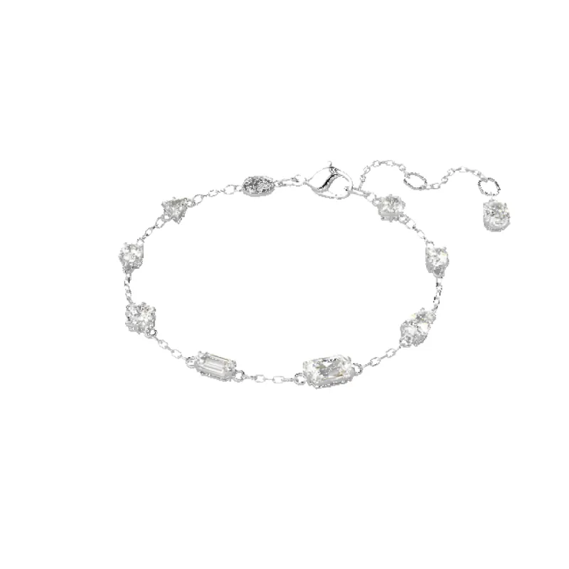 Swarovski Mesmera Rhodium Plated Crystal Bracelet sold by C.W. Sellors
