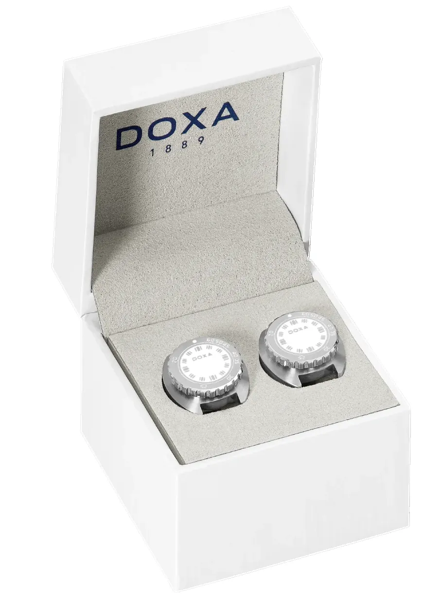 Doxa Cufflinks SUB Whitepearl White sold by C.W. Sellors product image thumbnail 2