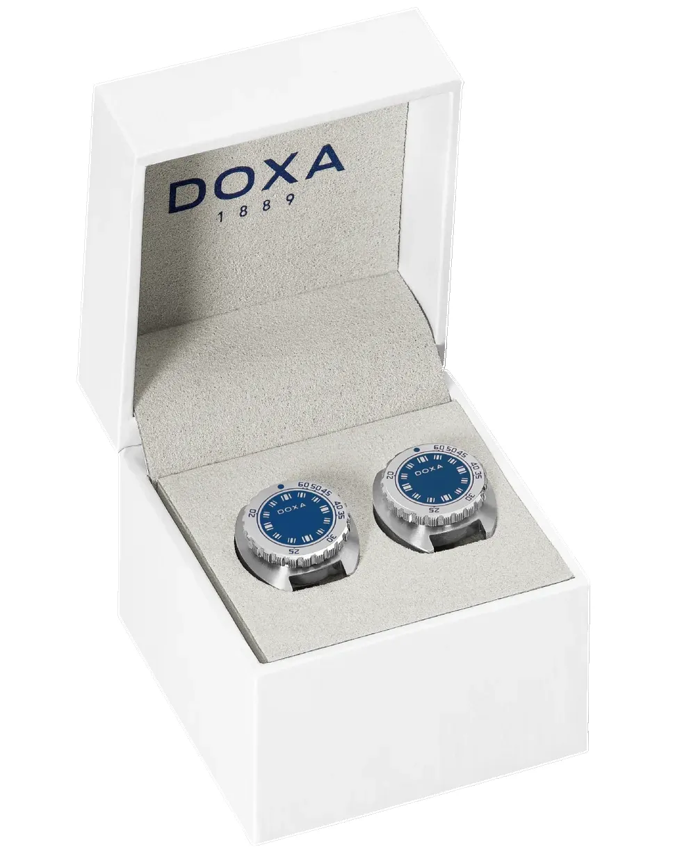 Doxa Cufflinks SUB Caribbean Blue sold by C.W. Sellors product image thumbnail 2