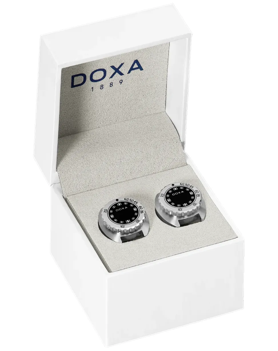 Doxa Cufflinks SUB Sharkhunter Black sold by C.W. Sellors product image thumbnail 2