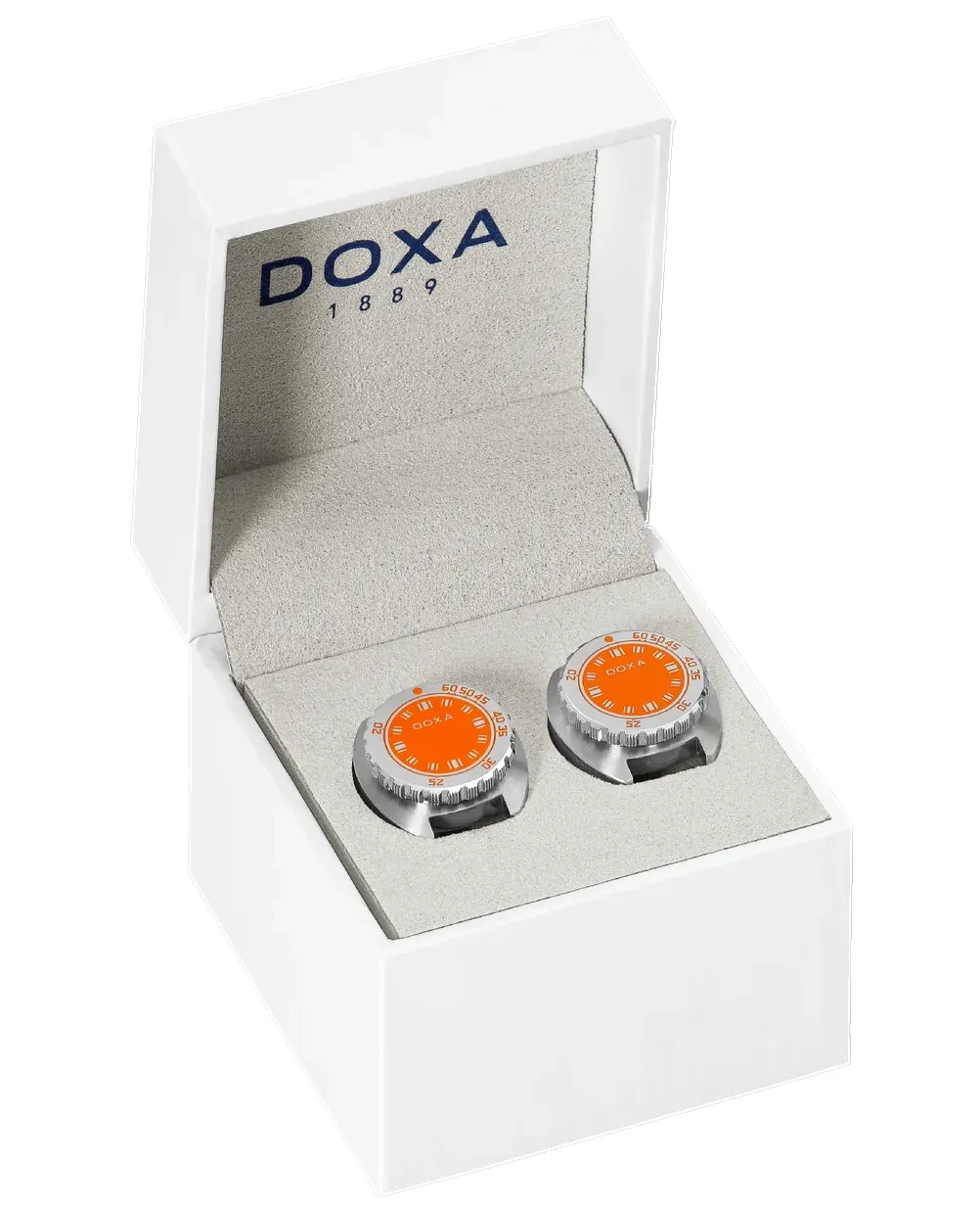 Doxa Cufflinks SUB Professional Orange sold by C.W. Sellors product image thumbnail 2
