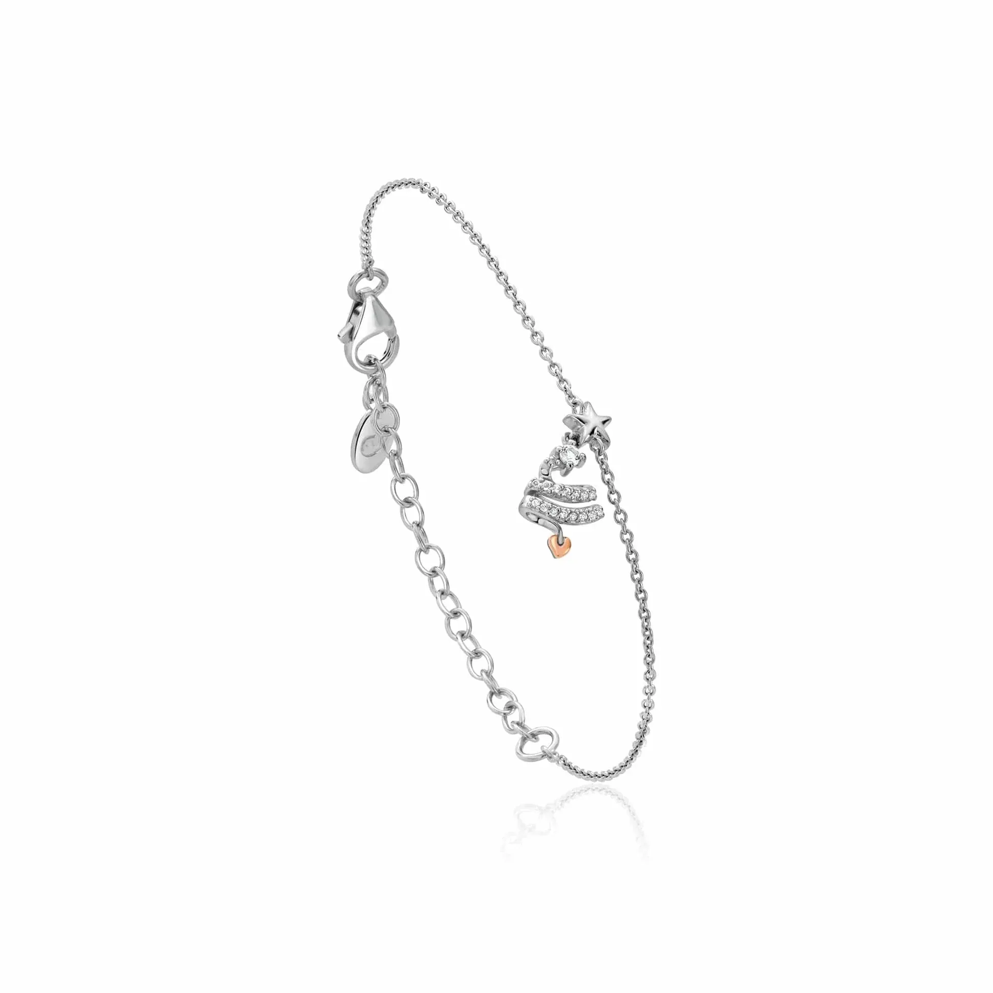 Clogau Sterling Silver Christmas Tree Bracelet sold by C.W. Sellors
