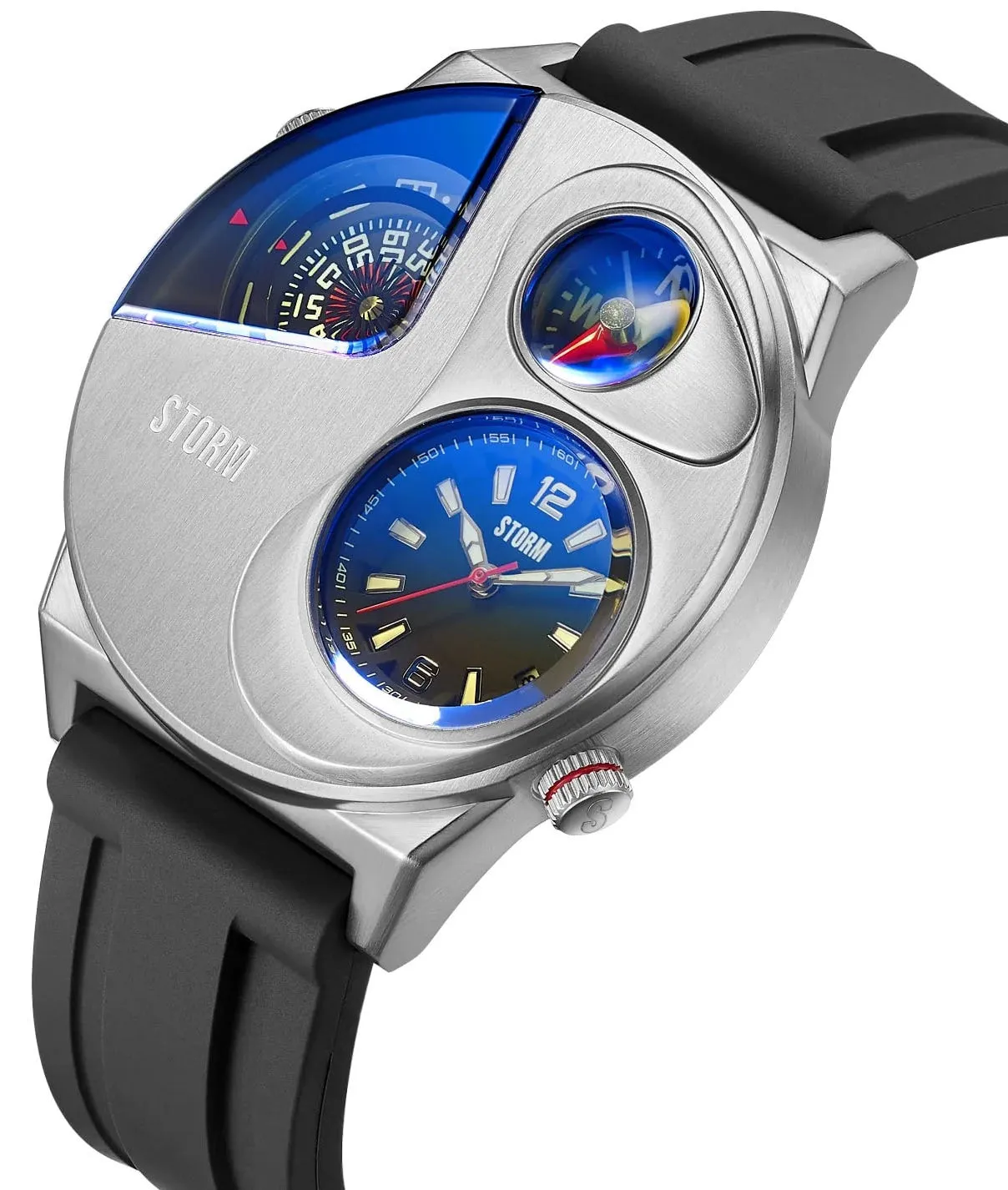 Storm Navitrek Rubber Lazer Blue Watch sold by C.W. Sellors product image thumbnail 3