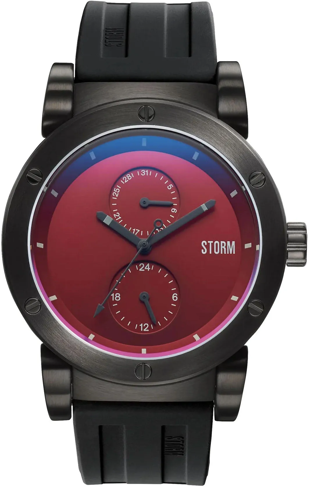Storm Hydron V2 Rubber Slate Red Watch sold by C.W. Sellors