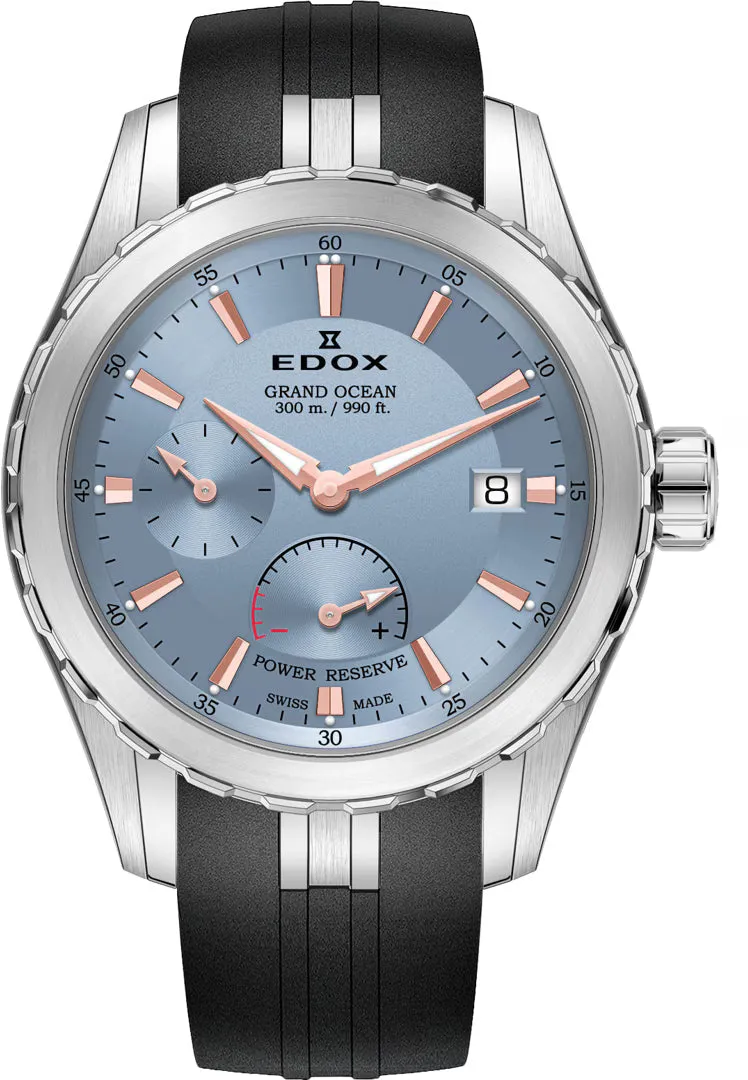 Edox Grand Ocean Power Reserve Small Second Watch sold by C.W. Sellors