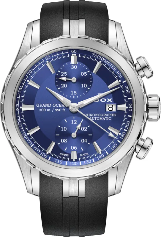 Edox Grand Ocean Chronograph Watch made by Edox