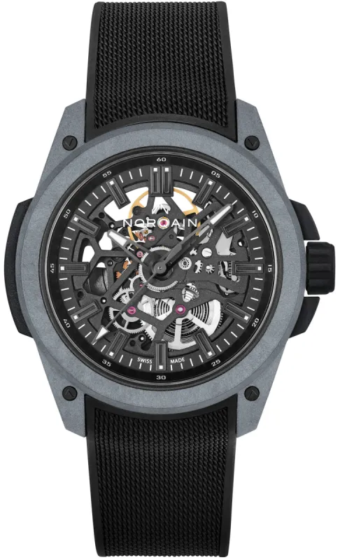 Norqain Wild ONE Skeleton Grey Watch made by C.W. Sellors
