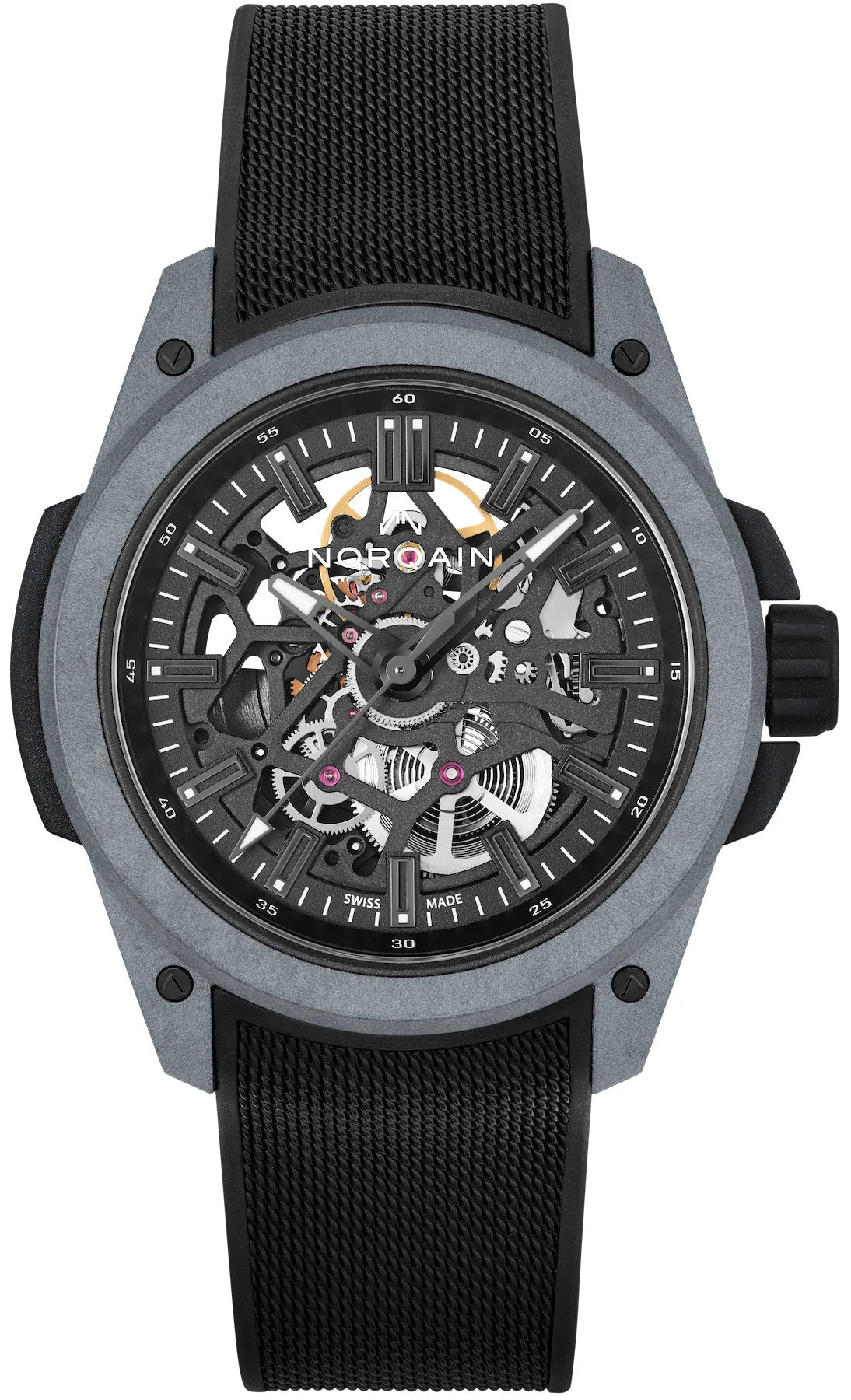 Norqain Wild ONE Skeleton Grey Watch sold by C.W. Sellors
