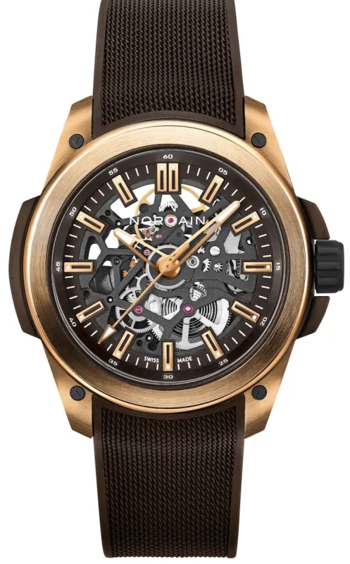 Norqain Wild ONE Skeleton Red Gold Watch made by C.W. Sellors