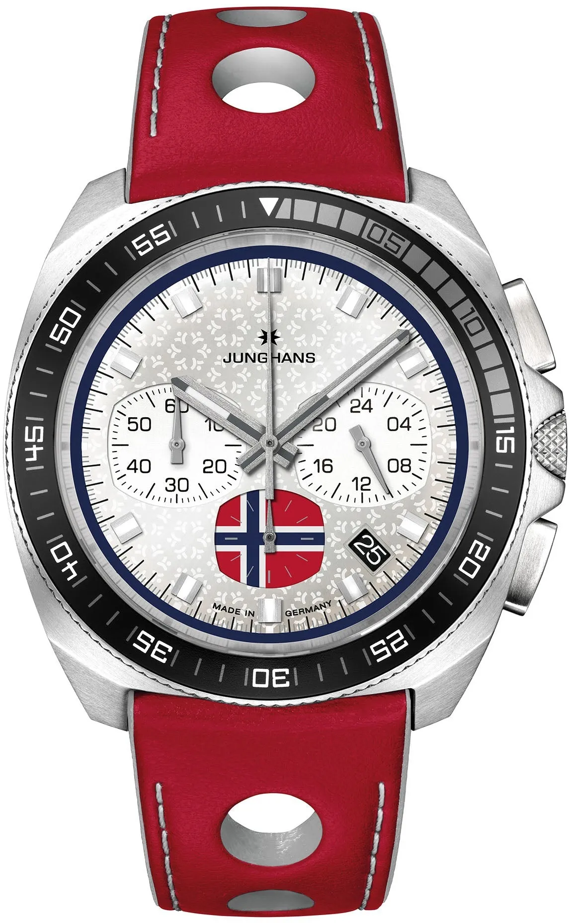 Junghans 1972 Chronoscope FIS Nordic Championships 2025 Limited Edition Watch sold by C.W. Sellors product image thumbnail 2