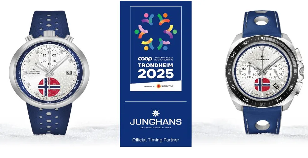 Junghans 1972 Chronoscope FIS Nordic Championships 2025 Limited Edition Watch sold by C.W. Sellors product image thumbnail 4