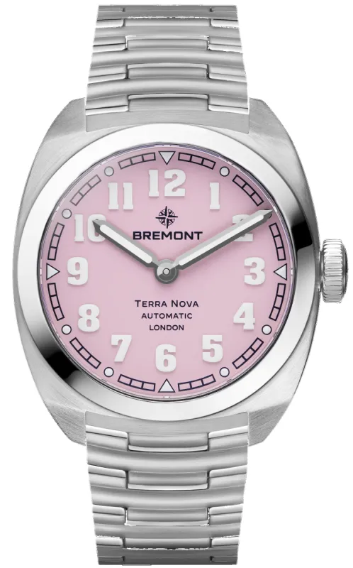 Bremont Terra Nova 38mm Pink Limited Edition Watch sold by C.W. Sellors
