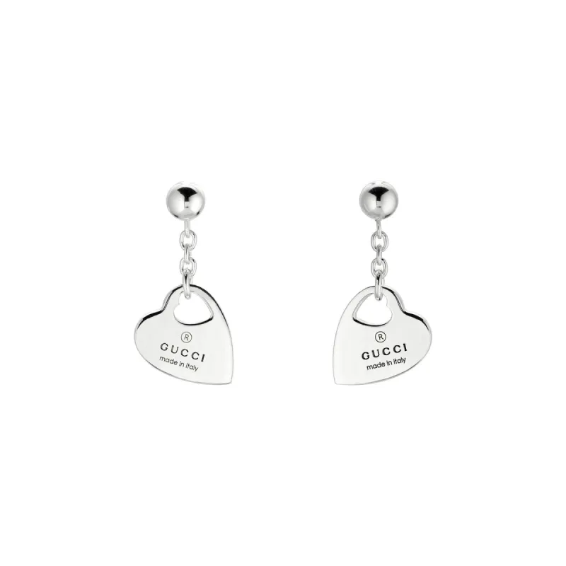 Gucci Trademark Sterling Silver Earrings D sold by C.W. Sellors