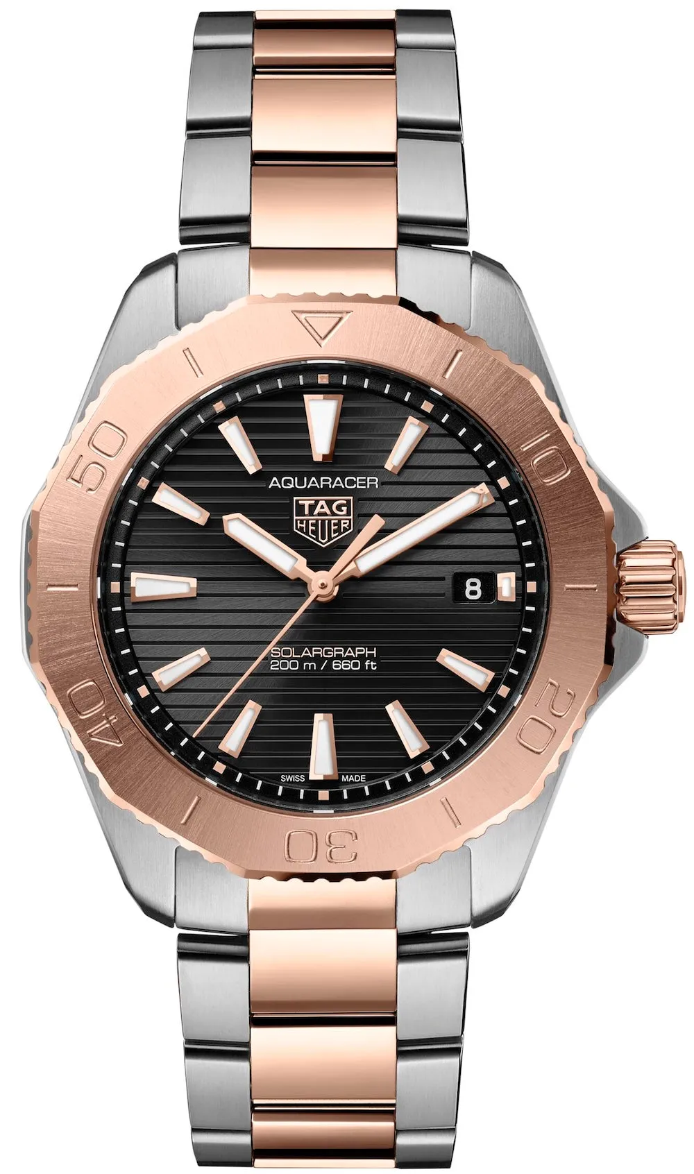 TAG Heuer Aquaracer Professional 200 Solargraph 40mm Watch sold by C.W. Sellors