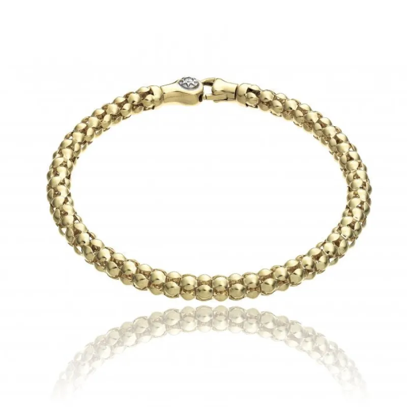 Chimento Melograno 18ct Yellow Gold 0.03ct Diamond Bracelet made by C.W. Sellors