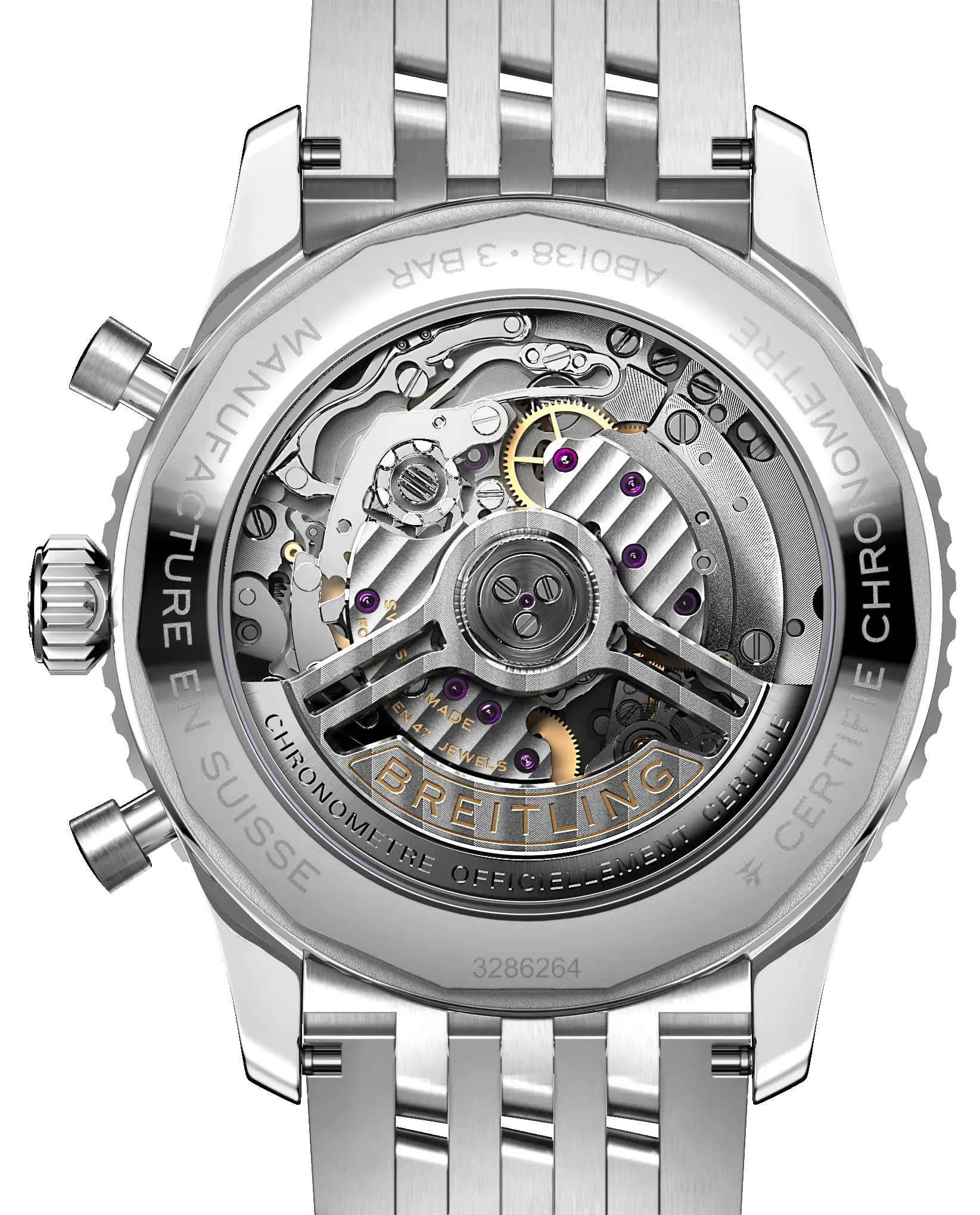 Breitling Navitimer B01 Chronograph 43 Bracelet Watch sold by C.W. Sellors product image thumbnail 3